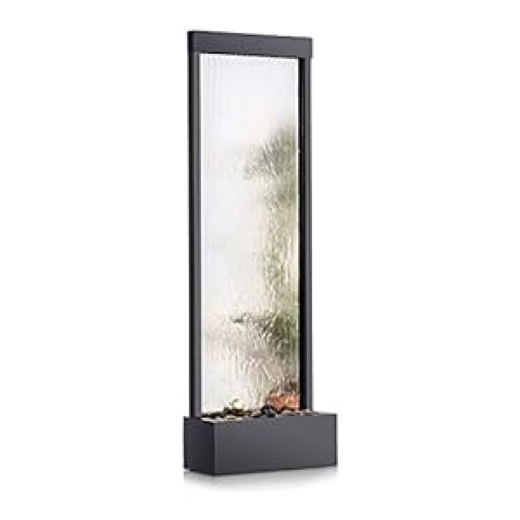 Mirror and Zen Water Fountain for home decor and office decor.